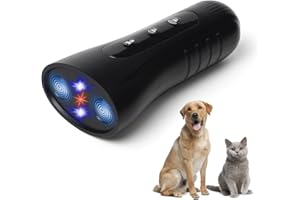Diketone Dissuasion d'aboiement, Dressage de Chien par Ultrasons, Anti-Aboiement Portable, Arrêt des Aboiements des Chiens de Voisinage par Ultrasons, Correction des Mauvais Comportements des Chiens