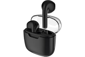 SMART-J Auricolari Sound Beat bluetooth 5.3 con controllo Touch vivi il suono libera la musica (nero)