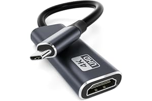 AGEEMY USB C to HDMI Adapter, USB Type-C to HDMI Adapter (Thunderbolt 3/4 Compatible) with Video Audio Output, USB C HDMI for iPhone 15, MacBook Pro/Air 2023, iPad Pro, iMac, S23, XPS 17, P40