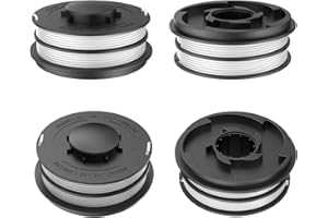 Viilich 4 bobinas de hilo doble para Einhell ALDI Gardenline GLR GLT GE-CT 4530, para Einhell modelo alternativo de bobina: 3405685, para cubierta de bobina Einhell TLE-02-1