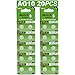 Produktbild 20 Stück Knopfzelle Alkaline Batterie LR1130 LR 1130 AG10 AG 10 1,5V