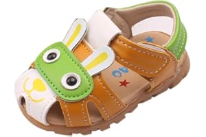 IMJONO Chaussures Garçon, Bambin Bébé Enfant Garçons Été avec Clignotant Sandales de Lumières Chaussures de Dessin animé