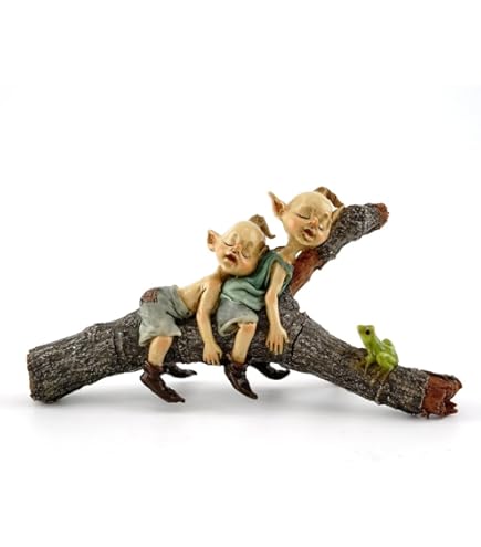 Scultura Di Gnomo Da Giardino - Statua Di Folletto Cattivo Fumante Statua Da Collezione Paesaggio Di Nani Per Decorazione Interna O Esterna 86945375