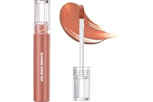 rom&nd Glasting Water Tint (NEW) 4 ColorsㅣGlossy, Plumping Lips, Long-lasting, Vivid Color, Smooth Textureㅣ4g 0.14oz (15 Nudy Sundown)
