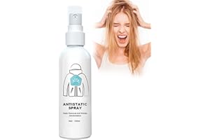 AOMIGT Spray Antistatico, Anti Static Spray, 100ML Spray Antistatico per Vestiti e Auto, Spray Antistatico per Tessuti, Anti Statico Spray Per Vestiti,Tessuti E Automobili, Effetto Anti Statico Rapido