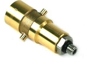Drehmeister Adaptateur GPL M10 - Baïonnette (Hollande Angleterre UK Autogas Adaptateur) avec raccord en Acier Adaptateur de réservoir pour gaz