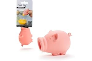 Peleg Design Séparateur de Jaune d'Oeuf en Silicone - Accessoire de Cuisine Pratique pour Séparer le Jaune du Blanc - Ustensile de Pâtisserie (YolkPig)