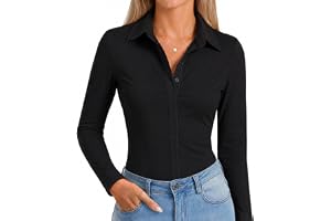 Navneet Långärmad skjorta dam chic blus bodycon button blus | Professionell topp, höst och vinter, kontorskläder, arbete, var