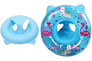 XQMMGO Baby Swimming Ring Float, Swimming Pool Bathing Accessories for Children, Toddlers and Infants, Inflatable Swimming Ring with Seat for Babies Aged 6-36 Months