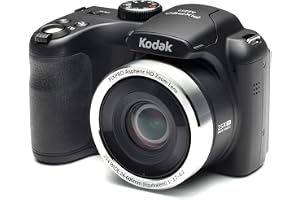 Kodak AZ252 Astro Zoom Bridge kamera – svart (16 MP, 25 x optisk zoom) 3-tums LCD-skärm