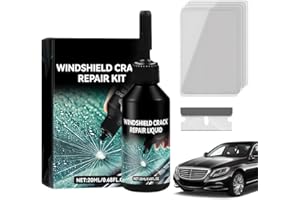 ‎COMEDYKING Steinschlag Reparaturset Windschutzscheibe Reparaturset, Glas Reparatur flü Scheibenkleber Auto Glas Reparatur Set, Glasreparaturflüssigkeit Zur Reparatur Langer Rissen, Löchern, Rissen (1PCS)
