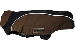 WOLTERS CAT & DOG Wolters | Regenjacke Easy Rain in Schwarz/Kastanie | Rückenlänge 24 cm