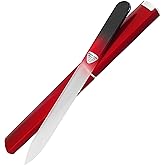 Glasnagelfeile mit Etui - Nagelfeile Glas aus Tschechischem Glas - Maniküre Glasfeile für Nägel, Präzisionsfeilen mit Glattem