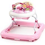Bright Starts, Girello Pieghevole per Bambini, Primi Passi, June Berry - Stazione di Gioco Elettronica Rimovibile con Luci e 