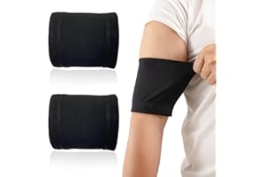 PYEUIFT 2 Stück Kompressionsarmlinge, Unterarm Bandage, Glucose Sensor Schutz Armband Libre, Medtronic, Dexcom oder Omnipod – Komfortabel wiederverwendbares Diabetikband(XLSchwarz)