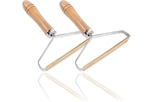 GUANGTOUL Przenośny przyrząd do usuwania kłaczków, skrobaczka do wałków do kłaczków, 2 szt. golarka do ubrań, czyścik do dywanów, dwustronny przyrząd do usuwania kłaczków wielokrotnego użytku, do sierści