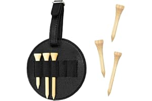 RICOFOT Tee Golf, 5 Pièces Golf Accessoire, Biodégradable Accessoires Golf, Réutilisable Accessoire Golf, Respectueux de Lenvironnement Tee de Golf Convient pour le Port Pendant Lentraînement et le Sport