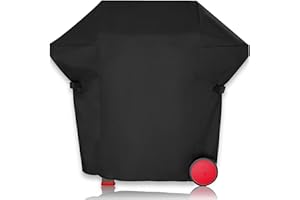 AMZBBQ® Copertura per barbecue di alta qualità, 170x120x75 cm, resistente ai raggi UV, con rivestimento di alta qualità per Weber Genesis II serie 400
