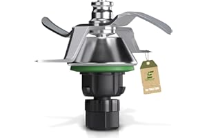 EASCANDY Lama di Ricambio per Bimby TM5 TM6 – Lama Affilata in Acciaio Inox SUS420 Compatibile con Vorwerk, Resistente e Antiruggine