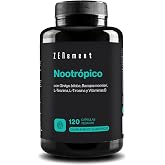 Nootropic - Ginkgo Biloba, Bacopa Monnieri and L-Theanine - 120 Capsules | with L-Tyrosine and Group B Vitamins - Own Formula