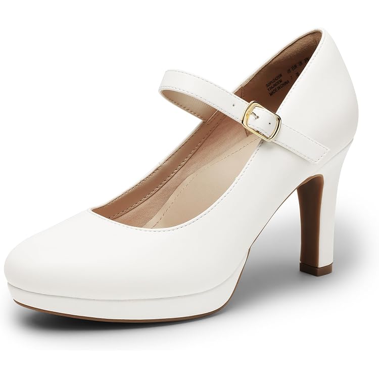 Escarpins à Talon Bloc 7,5 Cm MJIASIAWA - Bride Arrière, à Enfiler, Pour Femme