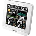 Youshiko Wireless Colour Weather Station UK 2025 Version (Premium Quality/HD Display) Radio Controlled Clock Barometric Pressure, Indoor Outdoor Temp Humidity Max Min with 24 Hour Auto Reset