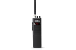 Uniden PRO401HH Professional Series 40 Channel Handheld CB Radio, 4 Watts Power with Hi/Low Power Switch, Auto Noise Cancellation, Belt Clip and Strap Included
