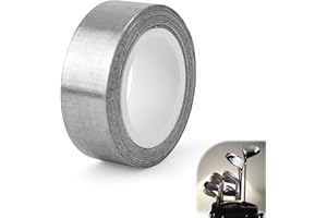 DIYCUT Nastro di Piombo da Golf, Nastro di Piombo Autoadesivo 1,2 cm x 107 cm, Nastros Zavorrato, Piombos in Rotoli, per Golf, Pesca, Racchetta da Tennis, Pickleball