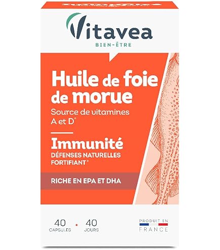 Huile De Foie De Morue France Herboristerie - 200 Capsules De 400mg - Complément Alimentaire Neuf