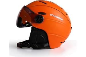 ZoliTime Casque de Ski 2-en-1 + Lunettes de Ski Snowboard intégré Homme et Femme équipement de Protection Masques de Ski