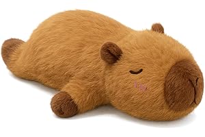 HENGBIRD Capybara przytulanka 48 cm – miękka poduszka Capybara – słodka świnka wodna, przytulanka dla dzieci i dorosłych