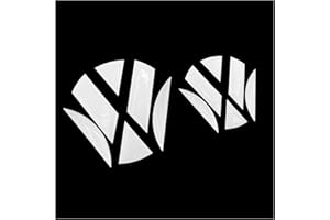 FINEST FOLIA Finest-Folia Autocollant en gel 3D avant + arrière, emblème VW