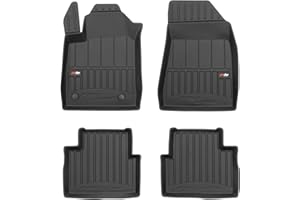 IMJ-Global Tappetini Auto Gomma ProLine 3D su Misura Compatibili con Alfa Romeo Giulietta 2010-2020, Set Completo di Tappeti Auto TPE per Migliorare Look e Sportività