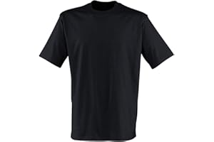 KÜBLER Workwear KÜBLER Arbeitsshirt schwarz, Größe 3XL, Unisex-Arbeitsshirt aus Mischgewebe, robuste Arbeitsshirt