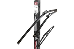 HQ Automotive Pióra wycieraczek do Citroen C4 Grand Picasso Mk2 i Spacetourer (2016 i nowsze), Renault Scenic (2017 i nowsze), zestaw przedni, tylny, Adr82-234|Hq11F