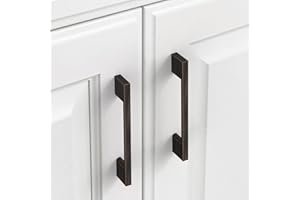 9BUILD 10 Pezzi Bronzo Grattugiato A Olio Distanza fori 96mm Maniglie per mobili da cucina maniglie per mobili maniglie cucina Maniglie per Armadio Maniglie per Mobili Moderni Maniglie Armadio EU0035