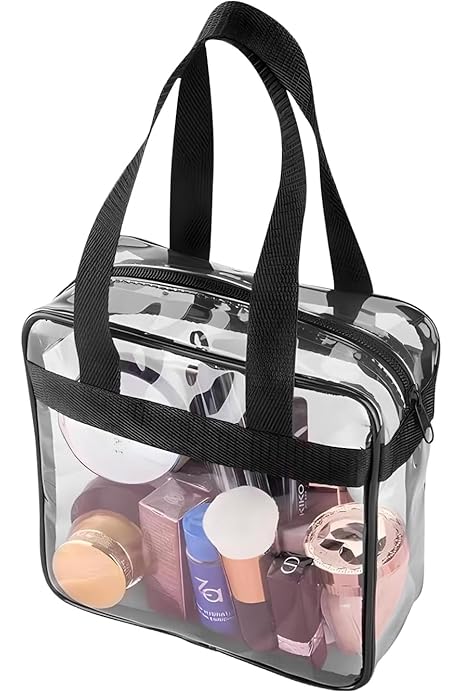 2 Borse Trasparenti Per Toilette Da Viaggio - Beauty Case Impermeabile Per Cosmetici E Accessori - Foto 2