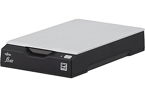 FUJITSU fi-65F small format flatbed scanner A6, USB bus and AC Adapter powered