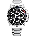 Tommy Hilfiger Analogue Multifunction Quartz Watch for Men with Stainless Steel Bracelet or Silicone Strap