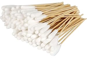 GEFIRE 100 Cotton Swabs for Pets, Haustier Wattestäbchen, Wattestäbchen für Hunde Augen und Nasenschmutzentfernung, Haustier Wattestäbchen, Hunde Wattestäbchen, für Haustiere, Hund, Katze