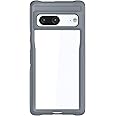 Ghostek COVERT Google Pixel 7 Case Clear with Ultra Slim Thin Design and Non-Slip Grip Bumper Supports Wireless Charging Shock Protective Phone Covers Designed for 2022 Google Pixel7 (6.3 Inch) (Gray)