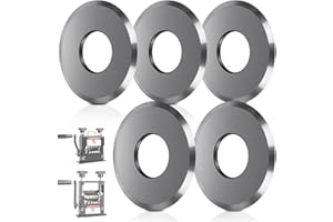 Orifesio 5 Piezas Cuchillas de Repuesto para Maquina de Pelar Cable, Cuchilla Desmontable de Acero de Alta Velocidad, para Máquina Pelacables Manual, Accesorios para Pelacables de Cobre