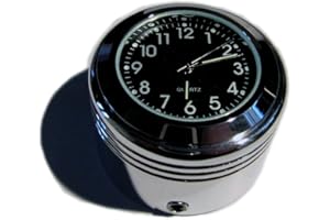 TIME 4 BIKES Copertura dado con orologio per motociclette Triumph Bonneville o Thruxton, realizzata in Gran Bretagna