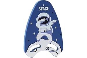 SATISKID Tavoletta da nuoto per adulti e bambini, in schiuma EVA con coniglio, rosa, tavoletta da nuoto in schiuma EVA, per allenamento in piscina, attrezzatura per il nuoto, antiscivolo, galleggiante