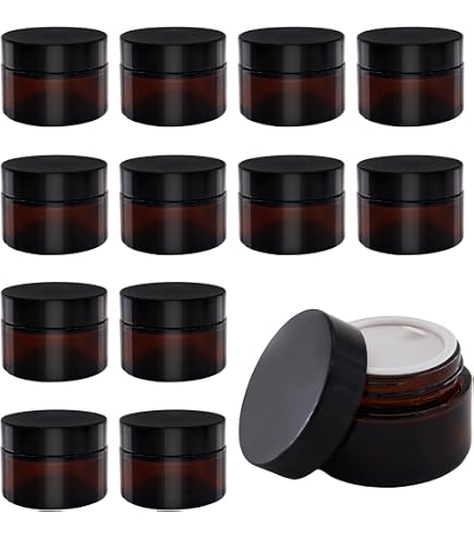 Vasetti Vetro Ambrato 30ml - 10 Pezzi Per Creme Cosmetiche E Prodotti Beauty - Foto 8