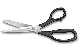 Victorinox Mehrzweck-Haushaltsschere, Universalschere, Länge: 23 cm, Extra Scharf, Rostfreie Stahlklingen, Schwaz