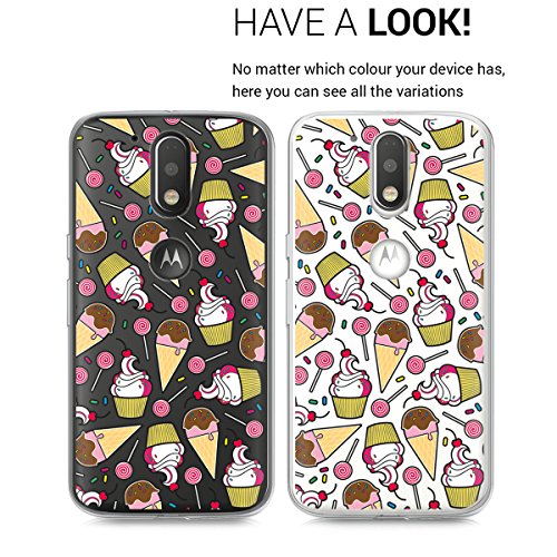 kwmobile Funda para Motorola Moto G4 Moto G4 Plus - Carcasa Protectora de TPU con dise o de Dulces en Rosa Fucsia Amarillo Transparente reviews kwmobile Funda para Motorola Moto G4 Moto G4 Plus - Carcasa Protectora de TPU con dise o de Dulces en Rosa Fucsia Amarillo Transparente