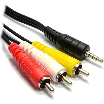 Lot De 2 Câbles Audio Jack Mâle 4 Pôles 1/8 – 0,30m – Uxcell