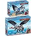 Produktbild PLAYMOBIL® Dragons 2er Set 9246 9248 Hicks und Ohnezahn + Drago mit Donnerklaue