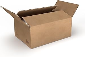 RaKuPack Versandkarton 100 Stück Faltkarton 250x175x100 mm Verpackungskarton Warensendung Karton braun Faltschachtel Kartonage verschiedene Größen